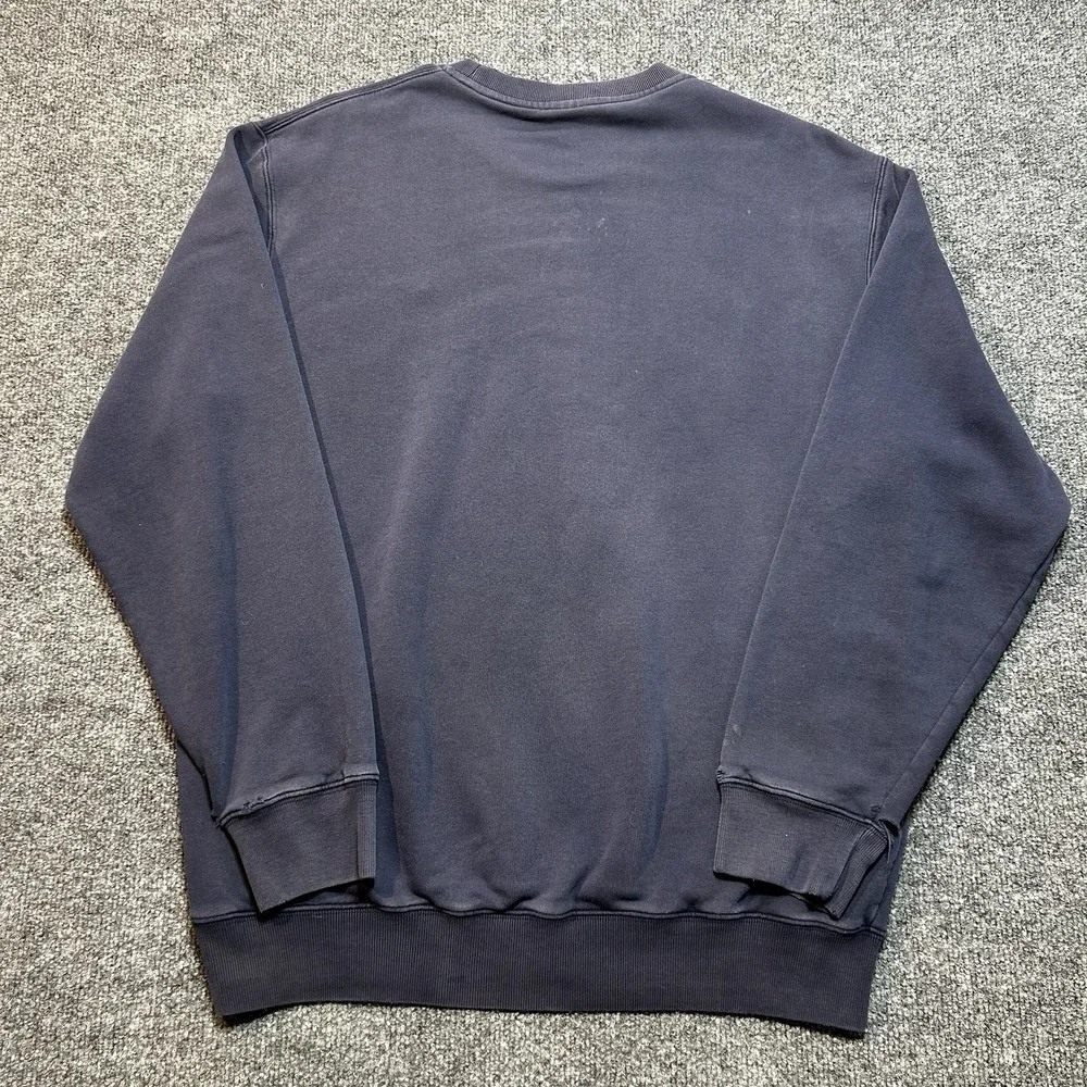 VTG 90s Polo Ralph Lauren Crewneck Sweatshirt Classic Dark Blue Distressed XL